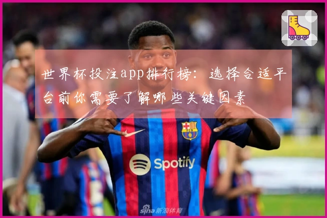 世界杯投注app排行榜：选择合适平台前你需要了解哪些关键因素